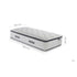 SleepSoul Bliss 800 Pocket Memory Pillow Top Mattress